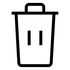 Icon Delete With Style Outline