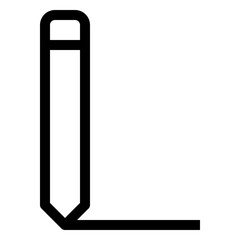 Icon Pencil With Style Outline