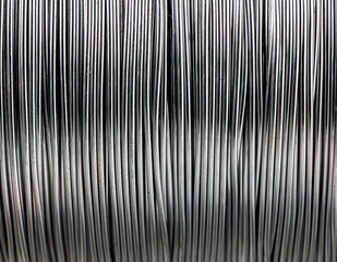 coil of metal wire copper and iron