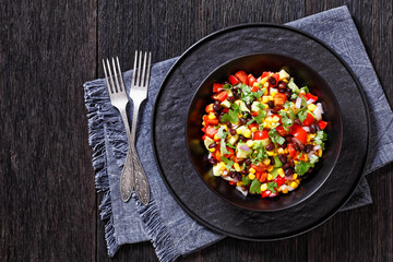 cowboy caviar, texas caviar, cowboy bean salad