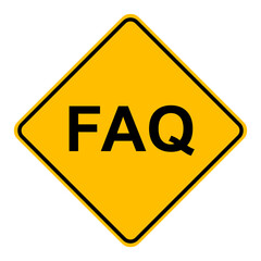 FAQ und Schild