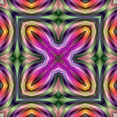 3d effect - abstract geometric kaleidoscopic color  gradient  pattern