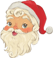 Vintage Santa Claus. Christmas Santa.