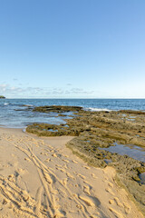 natural landscape in the district of Trancoso in the city of Porto Seguro, State of Bahia, Brazil