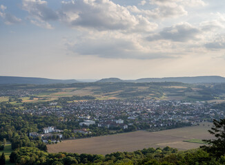 Landscape at sunset in Germany