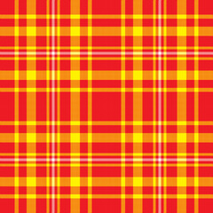 Fabric seamless patter of plaid design for wallpaper or print. Vector background