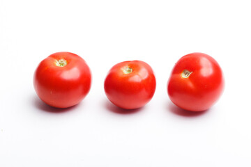 tomatoes isolated on white background