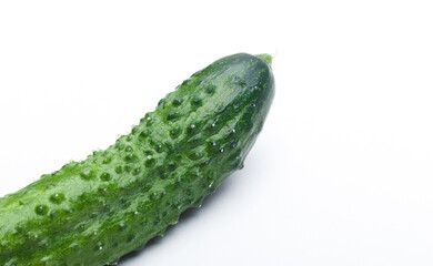 cucumber on white background