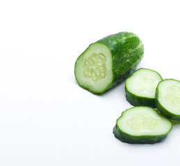 slices of cucumber