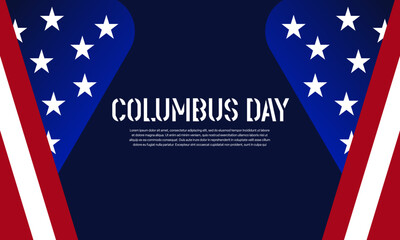 Columbus Day Background with Ship Silhouette, and In Copy Room. Suitable to be placed on content with that theme.