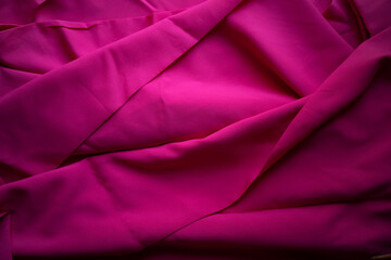 Obraz premium The fabric is pink. Pink background for decoration. Sale of textiles for the home.