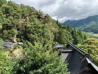 山寺の五大堂からの景色