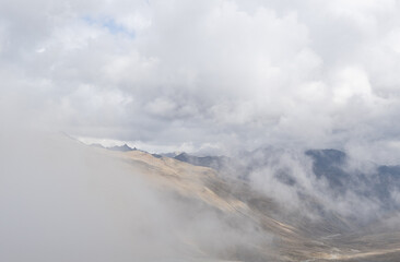 mountains in Kurzras in South Tyrol