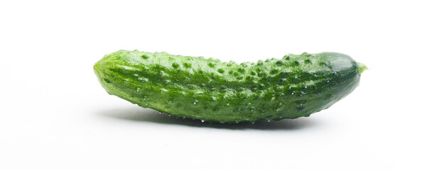 cucumber on white background