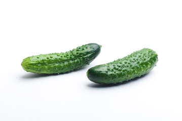 cucumber on a white background