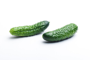 cucumber isolated on white background