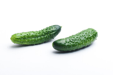 cucumber on a white background