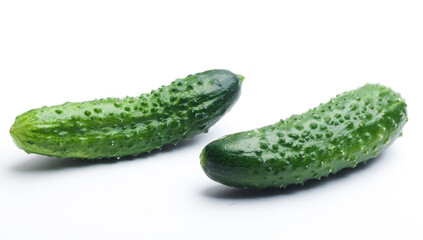cucumber isolated on white background
