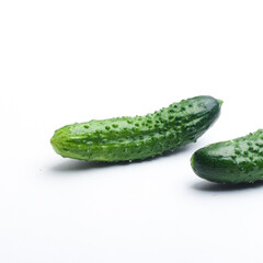 cucumber on a white background