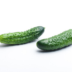 cucumber isolated on white background