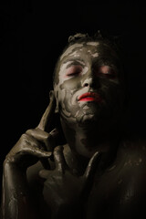 dirty smeared make up