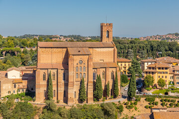 Basilica di San Domenico, à Sienne, Italie