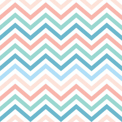 Seamless zig zag chevron pattern for fabric. Abstract background.