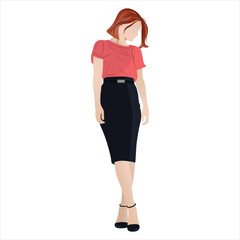 Fototapeta premium Fashion model posing