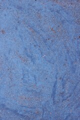 blue painted wall
