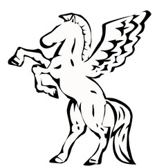 mighty horse illustration