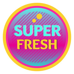 SUPER FRESH LABLE