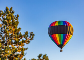 Fototapeta na wymiar South Dakota-Custer-Hot air ballon