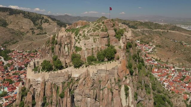 Afyonkarahisar is a city in western Turkey, the capital of Afyon Province. Afyon is in the mountainous countryside inland from the Aegean coast, 250 km south-west of Ankara along the Akar&ccedil;ay River.