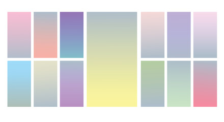 Modern Screen vector pastel gradient Background. Vibrant smooth soft color gradient for Mobile Apps, background Design. Bright Soft Color Gradient for mobile apps.
