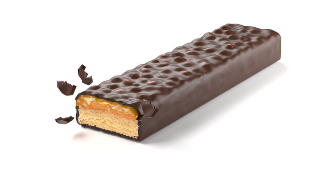 barretta proteica con caramello