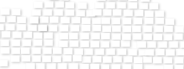 Abstract white geometric overlapping square pattern, design of technology background with shadow. Vector illustration. You can use for add, poster, design artwork, template, banner, wallpaper