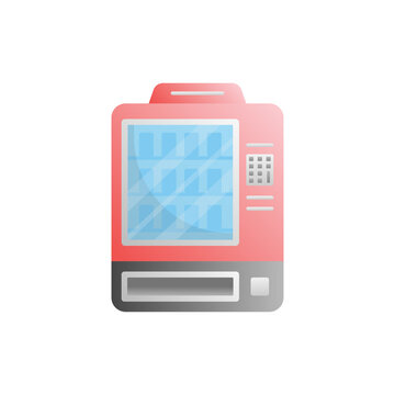 Vending Machine Icon Design Template Vector Illustration