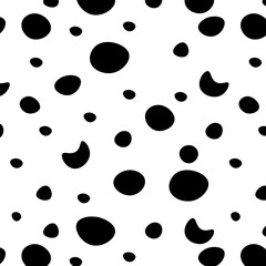 Symple graphic pattern with different points. Great black and white element for your design. 