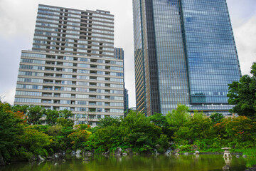 東京赤坂にある東京ミッドタウン日本庭園