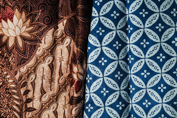 batik pattern with flowers