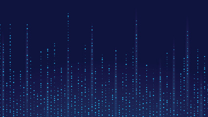 Dot blue pattern screen led light gradient texture background. Abstract technology big data digital background.