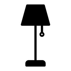 lamp glyph icon