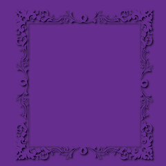 Frame, in the style of an ornament, Vector illustration eps 10, Art.