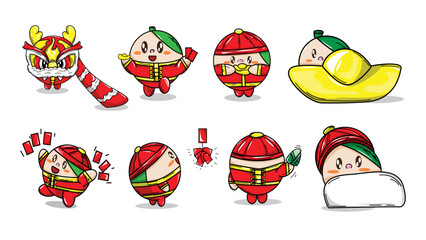 cute chinese wearing chinese costumes