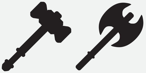 axe and hammer