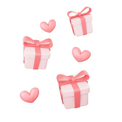 gift box 3d rendering 