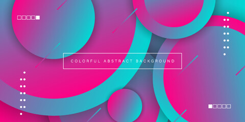 Abstract Gradient Background. Modern colorful backdrop. Cool trendy bright color illustration.Eps10 vector