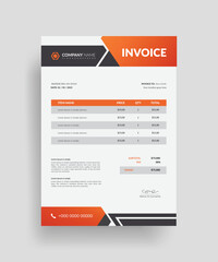 creative liquidity business invoice design template, Bill form business invoice accounting