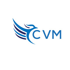 CVM letter logo. CVM letter logo icon design for business and company. CVM letter initial vector logo design.
