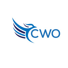 CWO letter logo. CWO letter logo icon design for business and company. CWO letter initial vector logo design.
